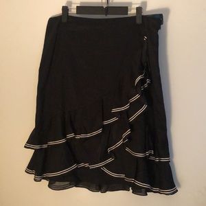 Ruffle Front A Line Skirt Sz US14 NWT
